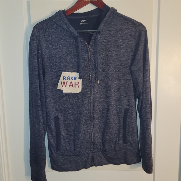 Race war zipper hoodie small - Picture 3 of 4